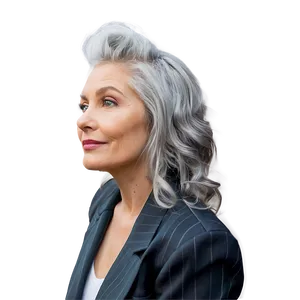 Lush Grey Hair PNG Rkt29 PNG