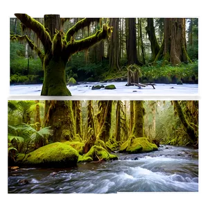 Lush Hoh Rainforest Png 44 PNG image