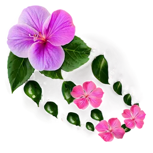 "lush Petals: High-quality Flower PNG" D