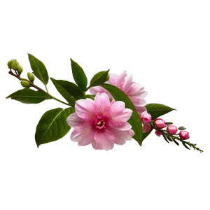 Lush Pink Flower PNG Sio93