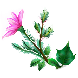 Lush Pink Flower PNG Vgy77