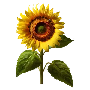 Lush Sunflower Png Dgu87 PNG image