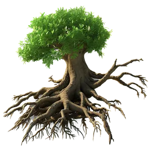 Lush Tree Roots Environment PNG 99