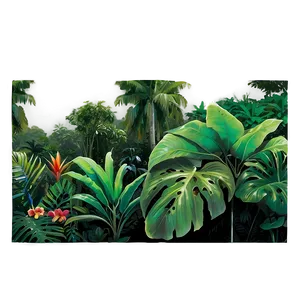 Lush Tropical Rainforest Picture Png Wij47 PNG image