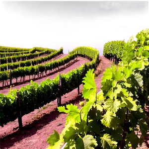 Lush Vineyard Pathway Png Hrt PNG image