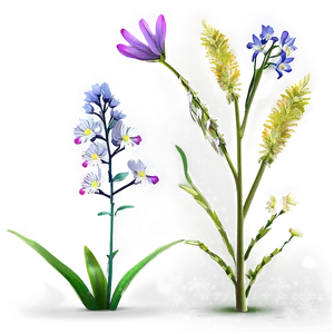 Lush Wildflower Habitat PNG 82