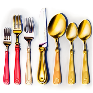 Luxe Dining Utensils PNG 06212024