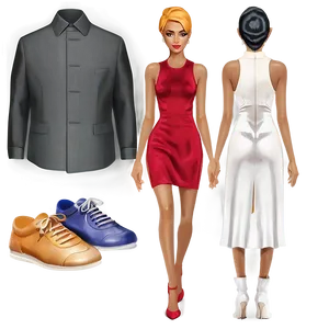 Luxe Fashion Wardrobe Png 38 PNG image