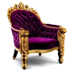 Luxe King's Throne Room Chair Png 06262024 PNG image