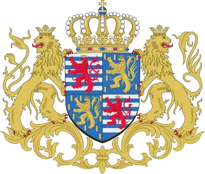 Luxembourg Coatof Arms PNG image