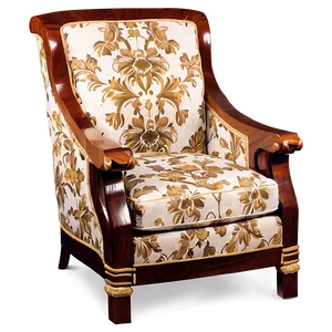 Luxurious Armchair Silla PNG 06242024