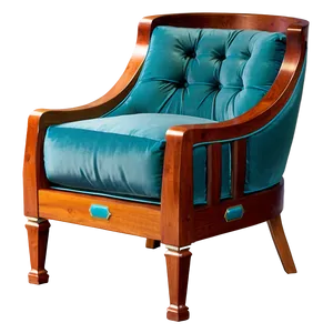Luxurious Armchair Silla PNG 16