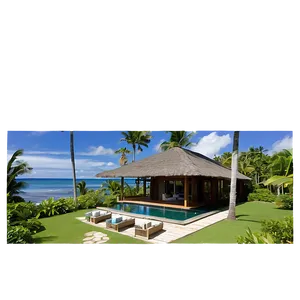 Luxurious Beachfront Villa Png Ruo PNG image