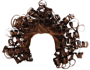 Luxurious Curly Hair Texture