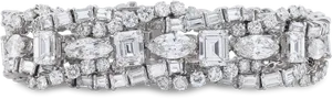 Luxurious Diamond Bracelet PNG image