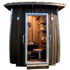 Luxurious Glamping Outhouse PNG 71