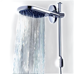 Luxurious Shower Water PNG Njs28