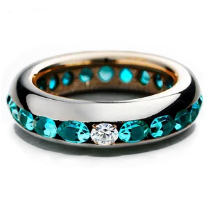 Luxurious Tiffany Wedding Band PNG 06242024