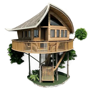 Luxurious Treehouse Retreats Png 06282024 PNG image