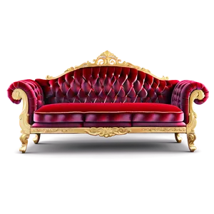 Luxurious Velvet Sofa Png Txp58 PNG image