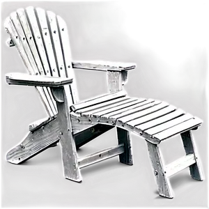 Luxury Adirondack Chair PNG 06292024
