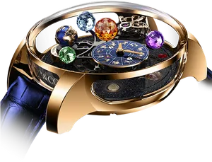 Luxury Astronomical Watch PNG