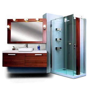 Luxury Bathroom Cabinet Png 06122024 PNG image