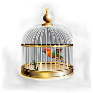 Luxury Bird Cage PNG 06122024 PNG