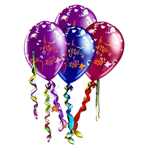 Luxury Birthday Balloon PNG Hig91 PNG
