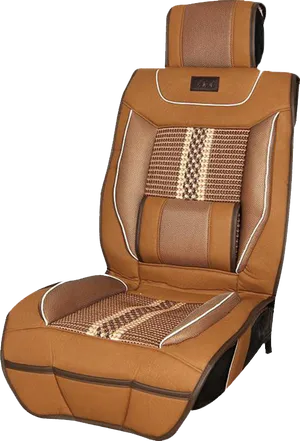 Luxury Brown Car Seat PNG