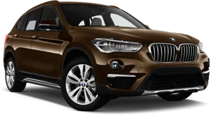 Luxury Brown S U V B M W Profile View
