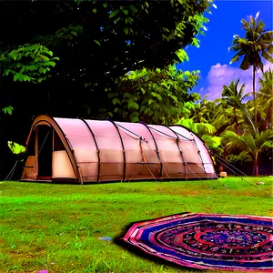 Luxury Camping Tent PNG 05252024 PNG