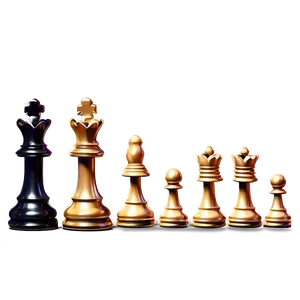 Luxury Chess Pieces Collection PNG Kro