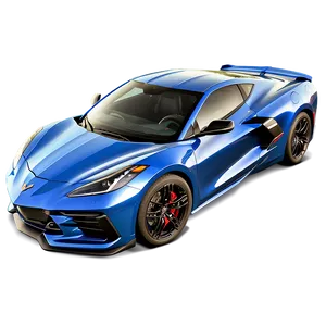 Luxury Corvette C8 Vehicle PNG Etb