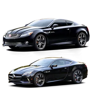 Luxury Coupe Black Car PNG 22 PNG