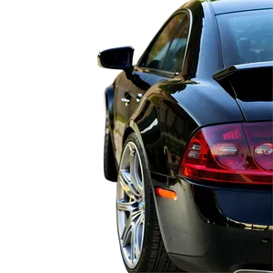 Luxury Coupe Black Car Png 4 PNG image