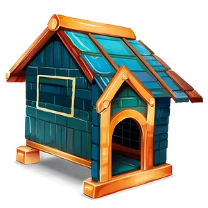 Luxury Dog House PNG 06122024