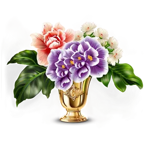 Luxury Flower Vase Png Mhc PNG image