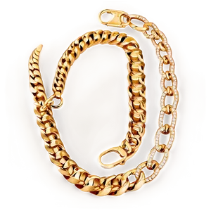 Luxury Gold Chain PNG Xhf