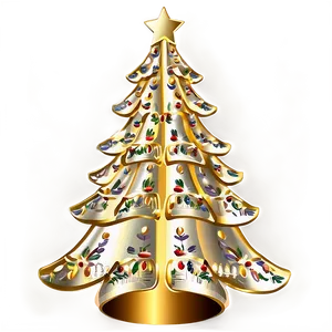 Luxury Gold Christmas Tree Design Png 95 PNG image