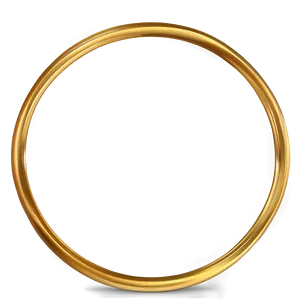 Luxury Gold Circle Frame PNG 61
