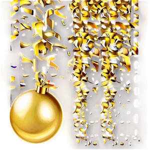Luxury Gold Confetti Png 31 PNG image