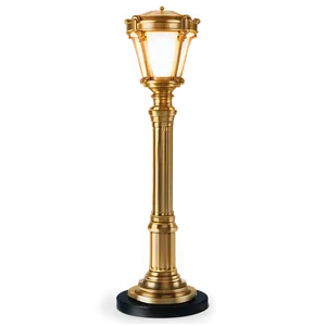 Luxury Gold Finish Light Post PNG Sdq94 PNG