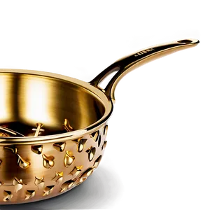 Luxury Gold-plated Cooking Pot PNG Fin PNG