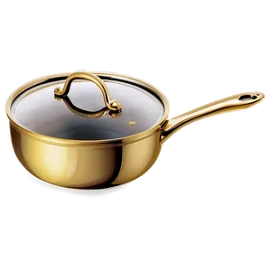 Luxury Gold-plated Cooking Pot PNG Ksb PNG