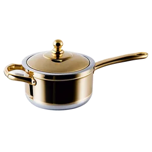 Luxury Gold-plated Cooking Pot PNG Pyu71 PNG