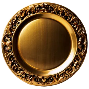 Luxury Gold-rimmed Plates Png 06202024 PNG image