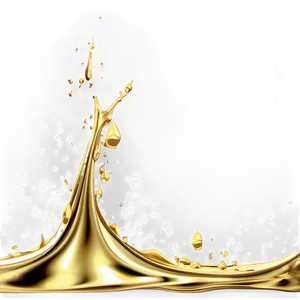 Luxury Gold Splash Design PNG 06282024