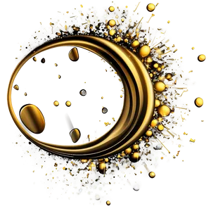 Luxury Gold Splash Design PNG Nro17 PNG
