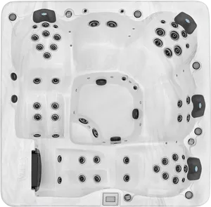 Luxury Home Spa Hot Tub Top View